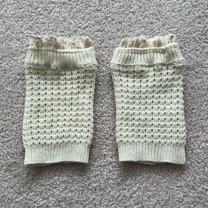 Cream Ankle/Leg Warmers